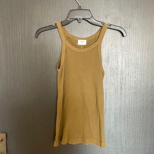 RE/DONE Army Green Tank Top Size M. NEVER WORN